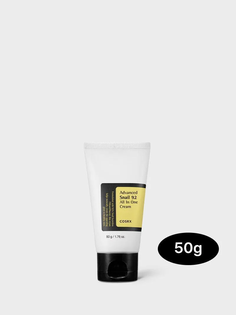 92% ilon shilligʻi bilan tiklovchi gel-krem COSRX Advanced Snail 92 — 100 g
