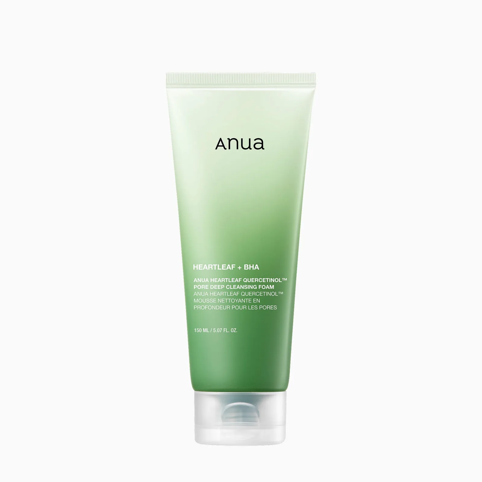 Kversetinol va BHA li yuvinish ko'pigi ANUA Heartleaf — 150 ml