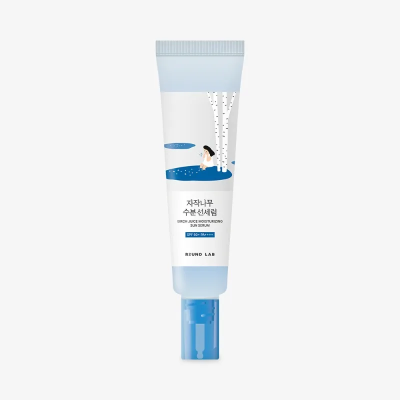 9,3% qayin shirali quyoshdan himoya serumi SPF 50+ PA++++ ROUND LAB Birch Juice — 50 ml