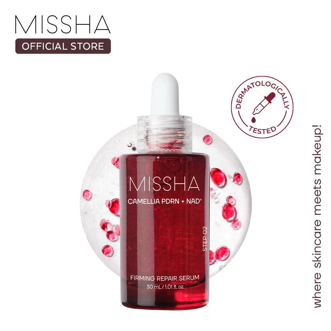Taranglik uchun PDRN va NAD+ li serum MISSHA Camellia Firming Repair — 30 ml