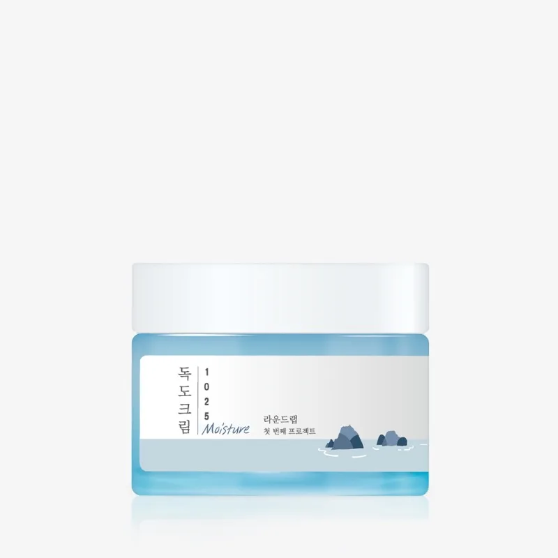 Gialuronning sakkiz shakli bilan namlovchi krem ROUND LAB 1025 Dokdo — 50 ml