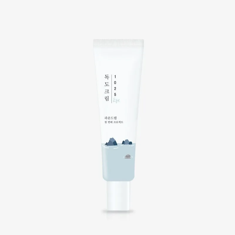 Niatsinamid va peptidli ko'z atrofi kremi ROUND LAB 1025 Dokdo — 30 ml