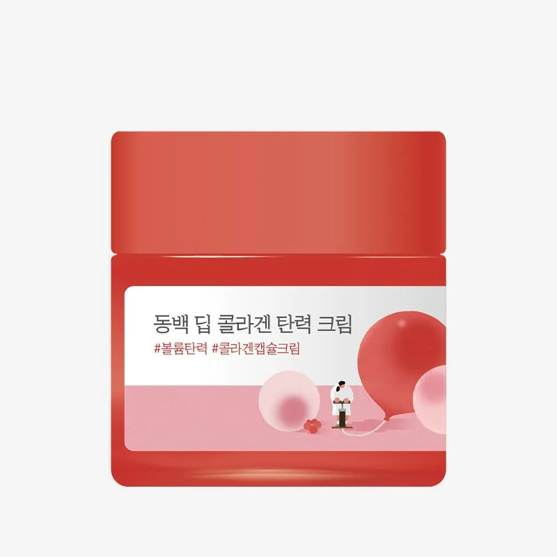 Kollagen va kameliyali mustahkamlovchi krem ROUND LAB Camellia Deep Collagen — 50 ml
