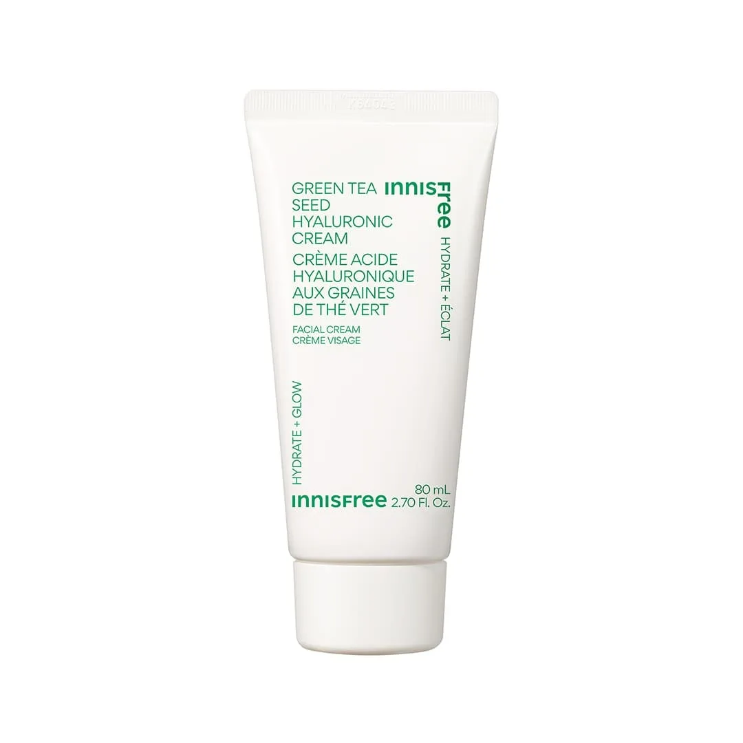 Увлажняющий крем с зелёным чаем и гиалуроновой кислотой innisfree Green Tea Seed — 80 мл