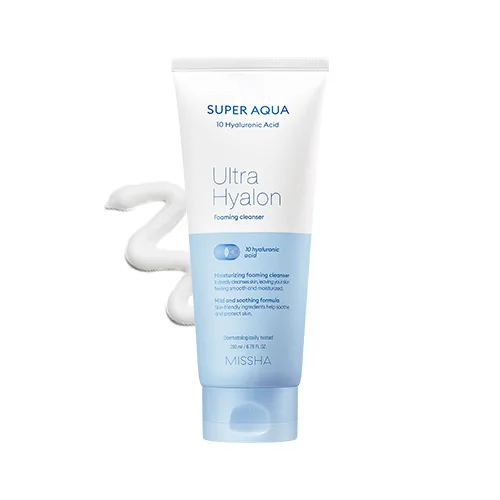 Namlantiruvchi yuvinish penasi MISSHA Super Aqua Ultra Hyalon — 200 ml