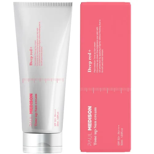 Ton beruvchi ta'sirli quyoshdan himoya kremi SPF50+ PA++++ Paul Medison — 50 ml