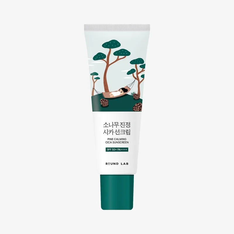 Tinchlantiruvchi quyoshdan himoya kremi SPF 50+ PA++++ ROUND LAB Pine Cica — 40 ml