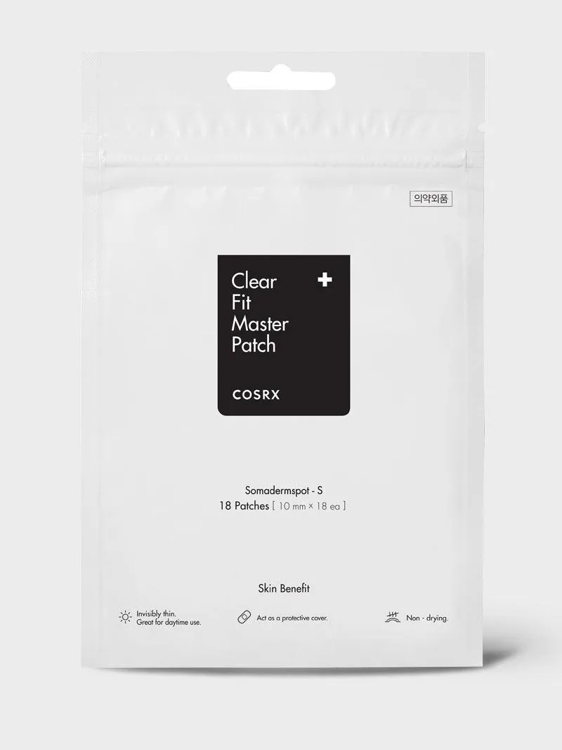 Kunduzgi ultra yupqa husnbuzar patchlari COSRX Clear Fit Master Patch — 18 dona
