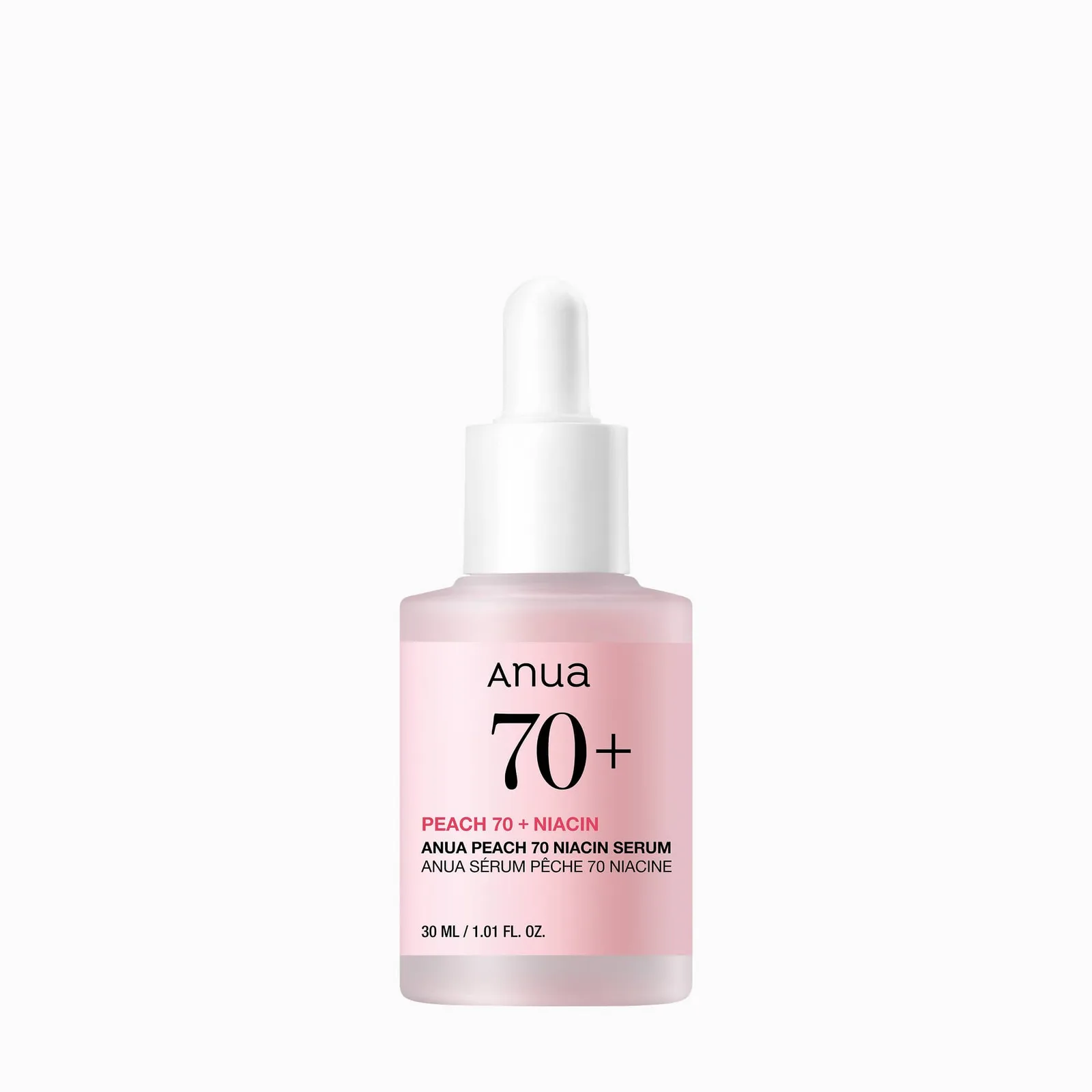 Yorqinlik uchun shaftoli va 5% niatsinamidli serum ANUA Peach 70 — 30 ml