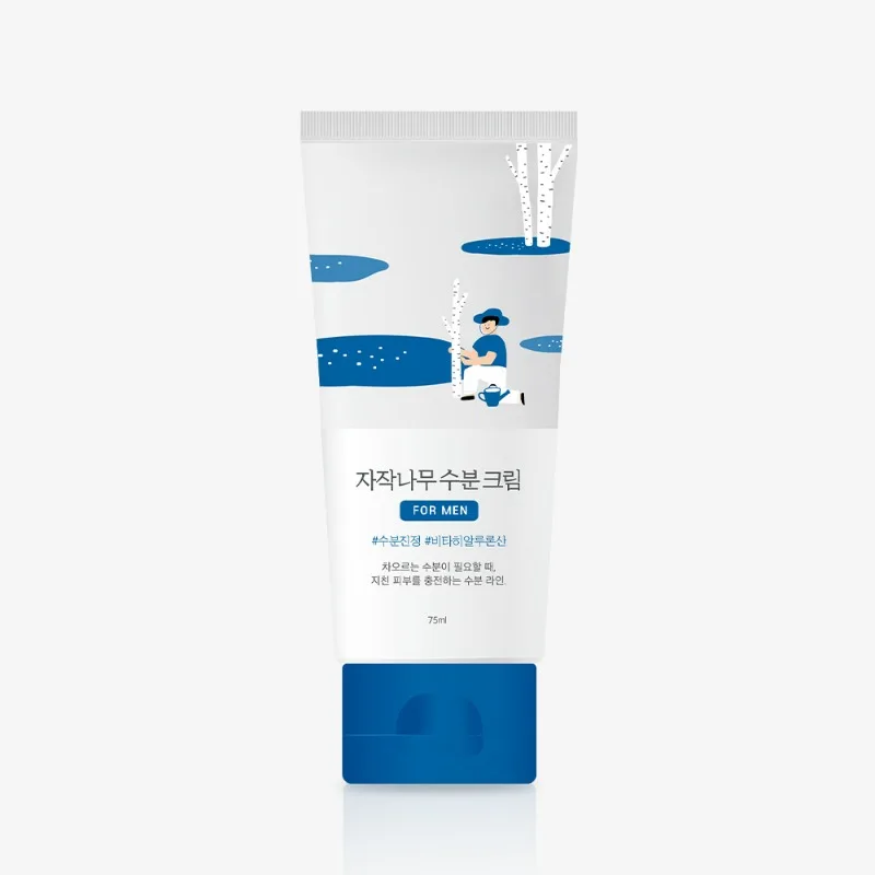 Erkaklar uchun qayin shirali namlovchi krem ROUND LAB For Men — 75 ml