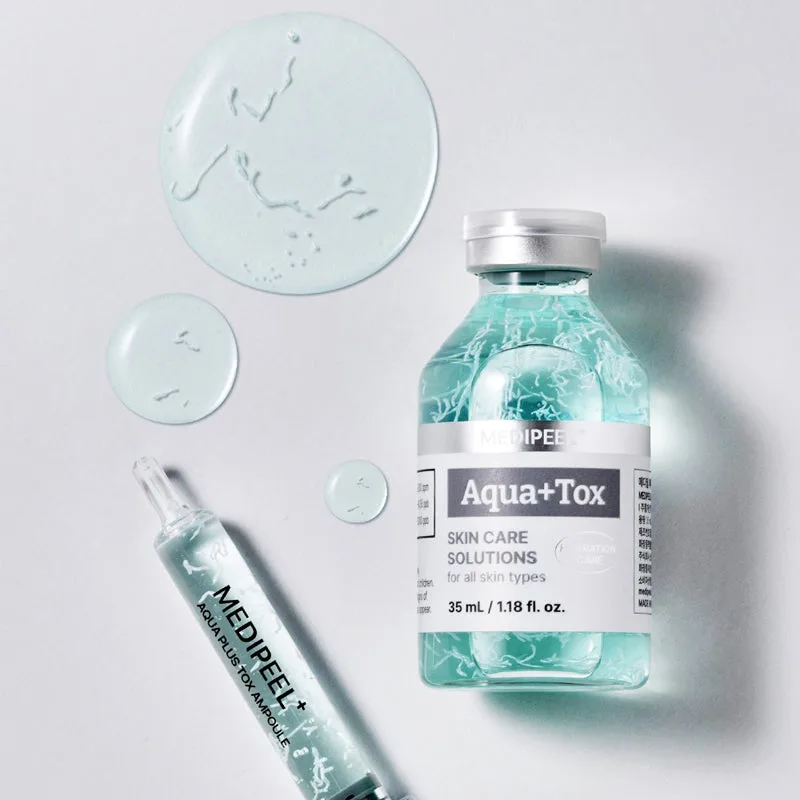 Dengiz suvi va pantenolli namlantiruvchi ampula MEDIPEEL Aqua+Tox — 35 ml