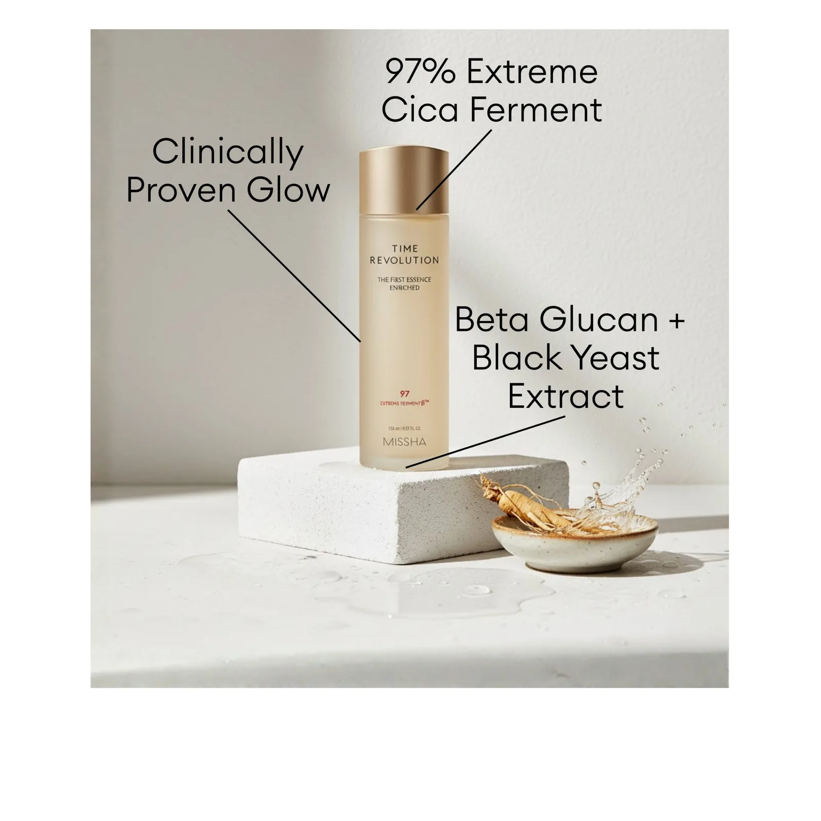 Fermentlangan essensiya MISSHA Time Revolution First Essence Enriched — 150 ml