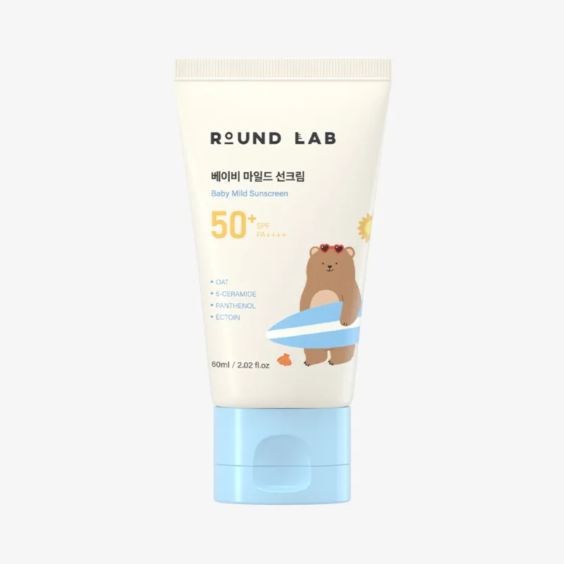 Bolalar uchun mineral sanskrin SPF 50+ PA++++ ROUND LAB Baby Mild — 60 ml