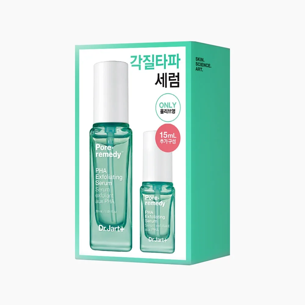 To'plam: 7% PHA li serum 30 ml va 15 ml Dr.Jart+ Pore Remedy