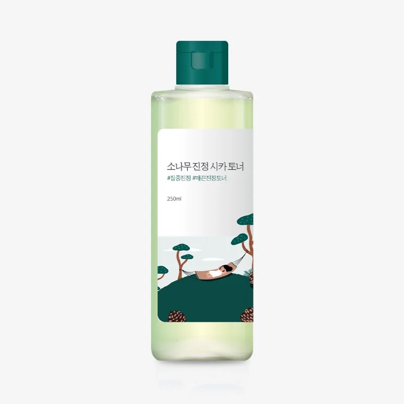 Qarag'ay ignasi va sentellali tinchlantiruvchi toner ROUND LAB Pine Cica — 250 ml
