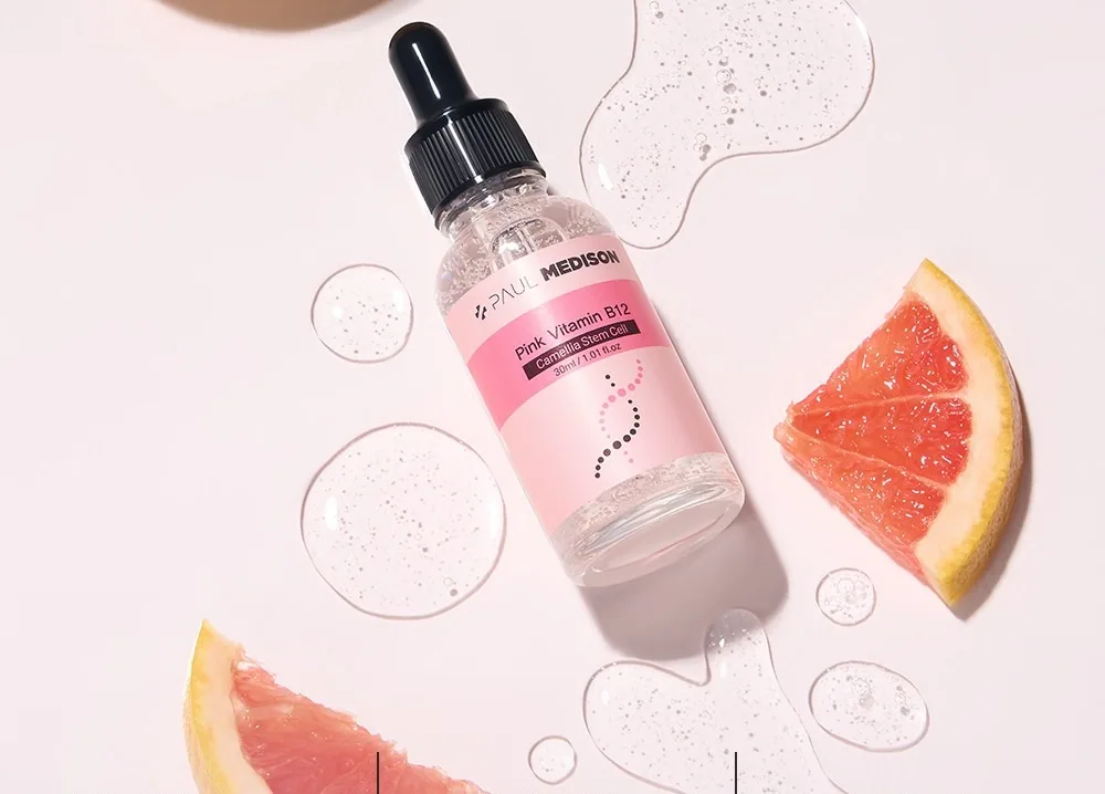 B12 vitaminli pushti ampula kameliya bilan Paul Medison — 30 ml