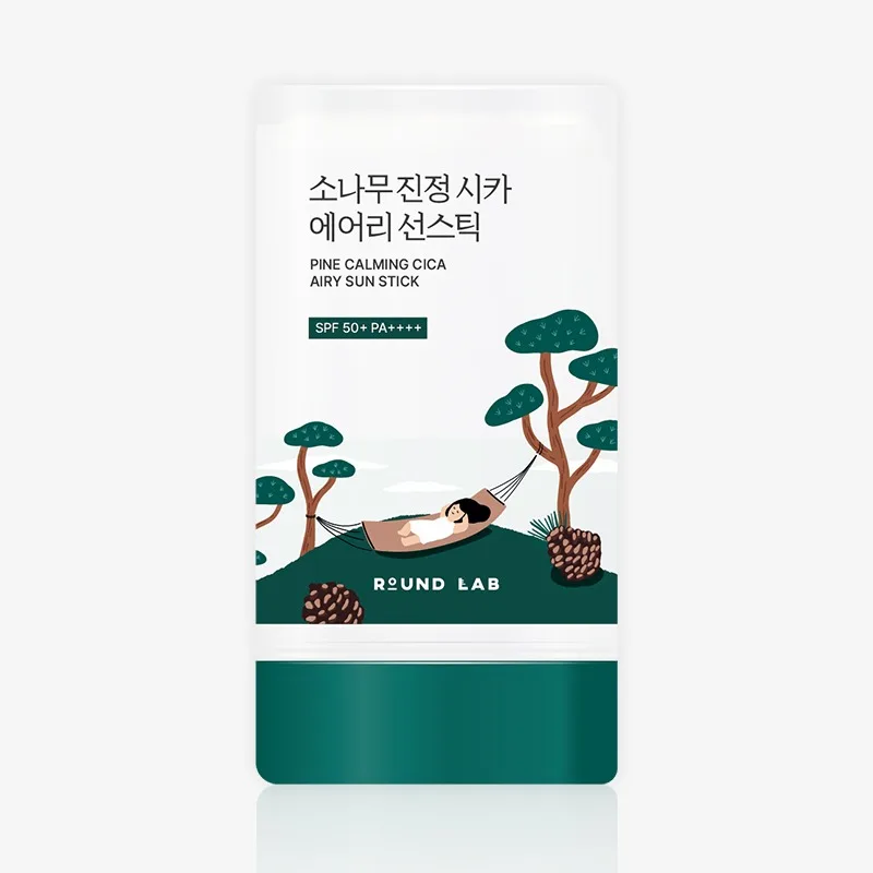Mat quyoshdan himoya stiki SPF 50+ PA++++ ROUND LAB Pine Cica Airy — 19 g