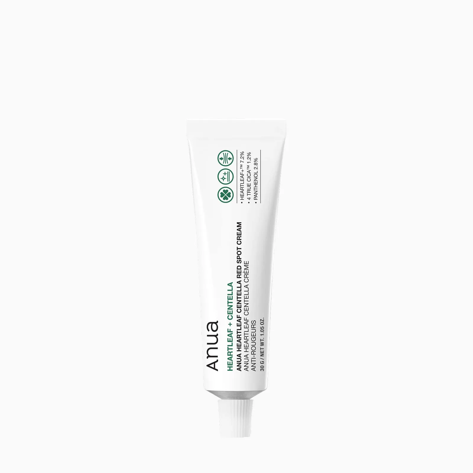 Sentella bilan qizarishga qarshi tinchlantiruvchi krem ANUA Heartleaf — 30 g