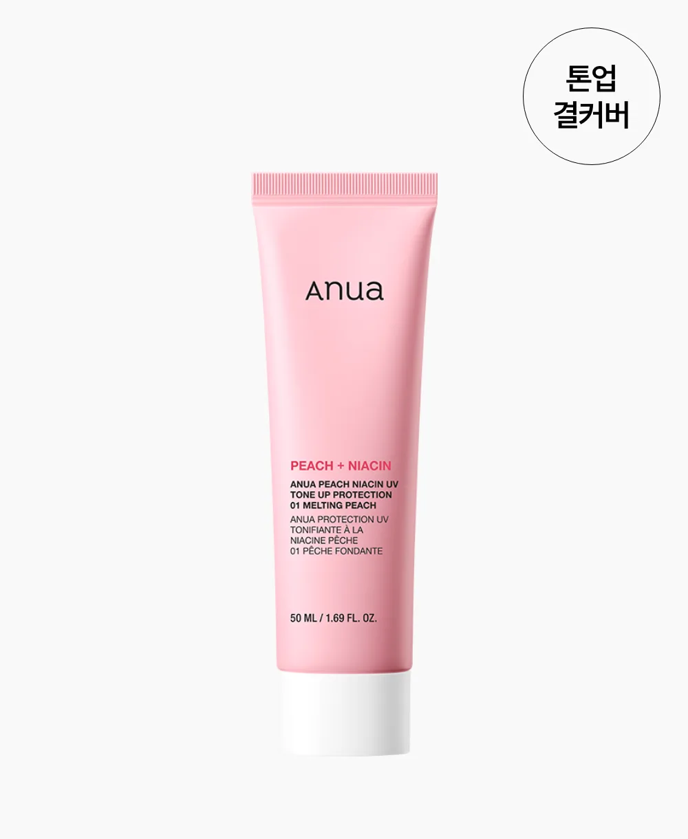 Tonlovchi quyoshdan himoya kremi ANUA Peach Niacin UV Tone Up 01 — 50 ml