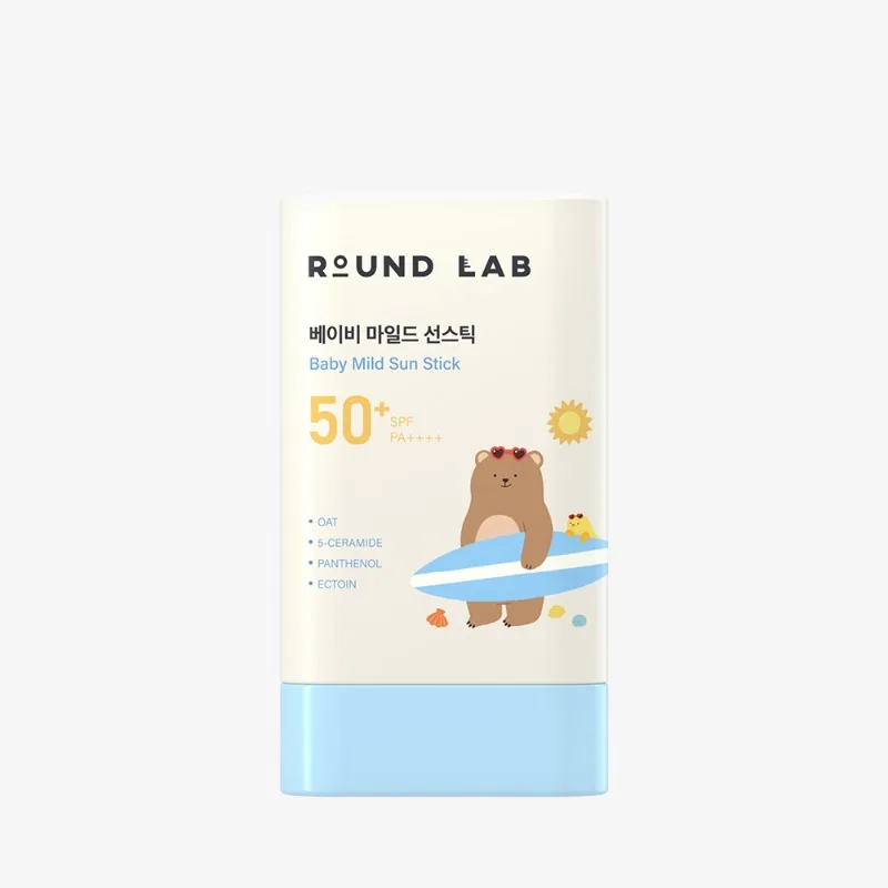 Bolalar uchun quyoshdan himoya stiki SPF 50+ PA++++ ROUND LAB Baby Mild — 21 g