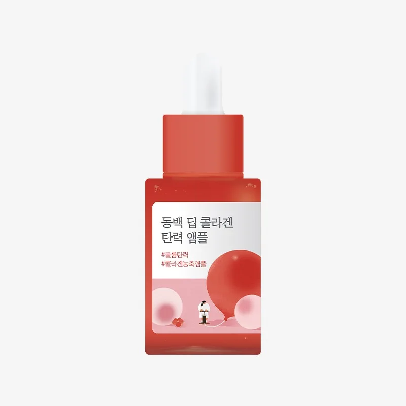 Kollagen va kameliyali mustahkamlovchi ampula ROUND LAB Camellia Deep Collagen — 30 ml