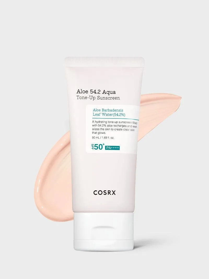 Aloeli tonlovchi quyoshdan himoya kremi SPF50+ COSRX Aloe 54.2 Tone-Up — 50 ml