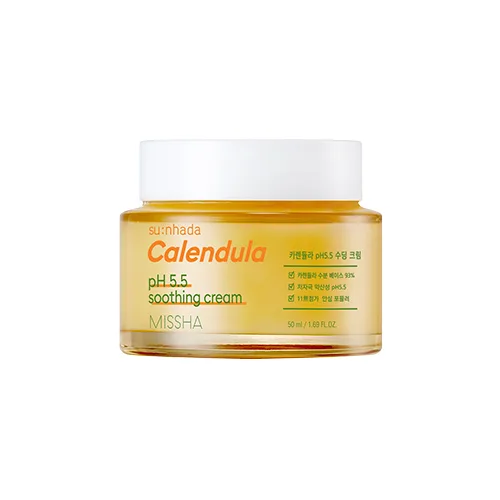 Kalendulali tinchlantiruvchi krem pH 5.5 MISSHA su:nhada — 50 ml