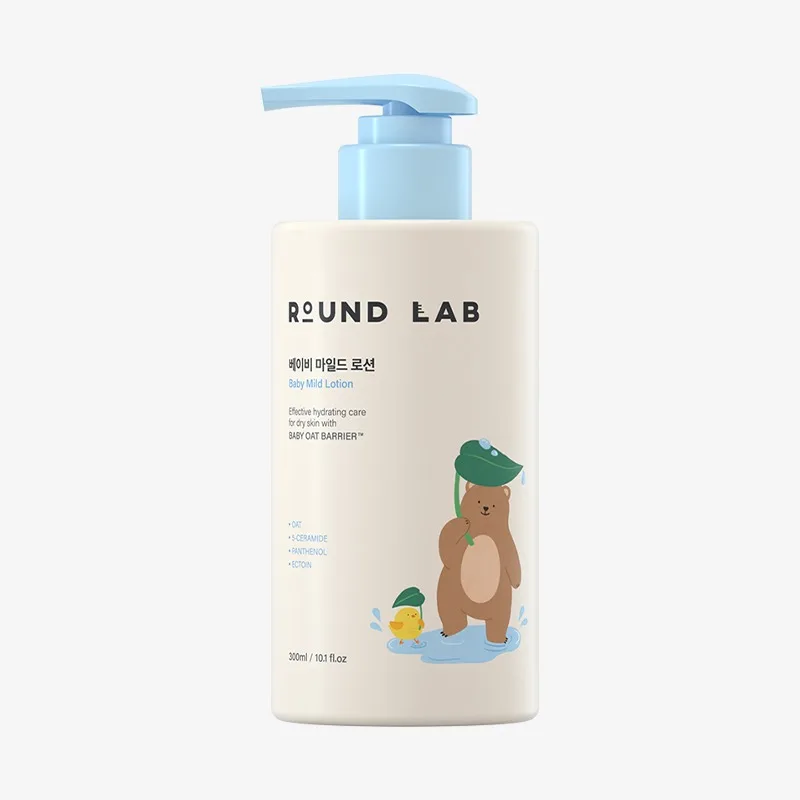Suli va seramidli bolalar tana losoni ROUND LAB Baby Mild — 300 ml