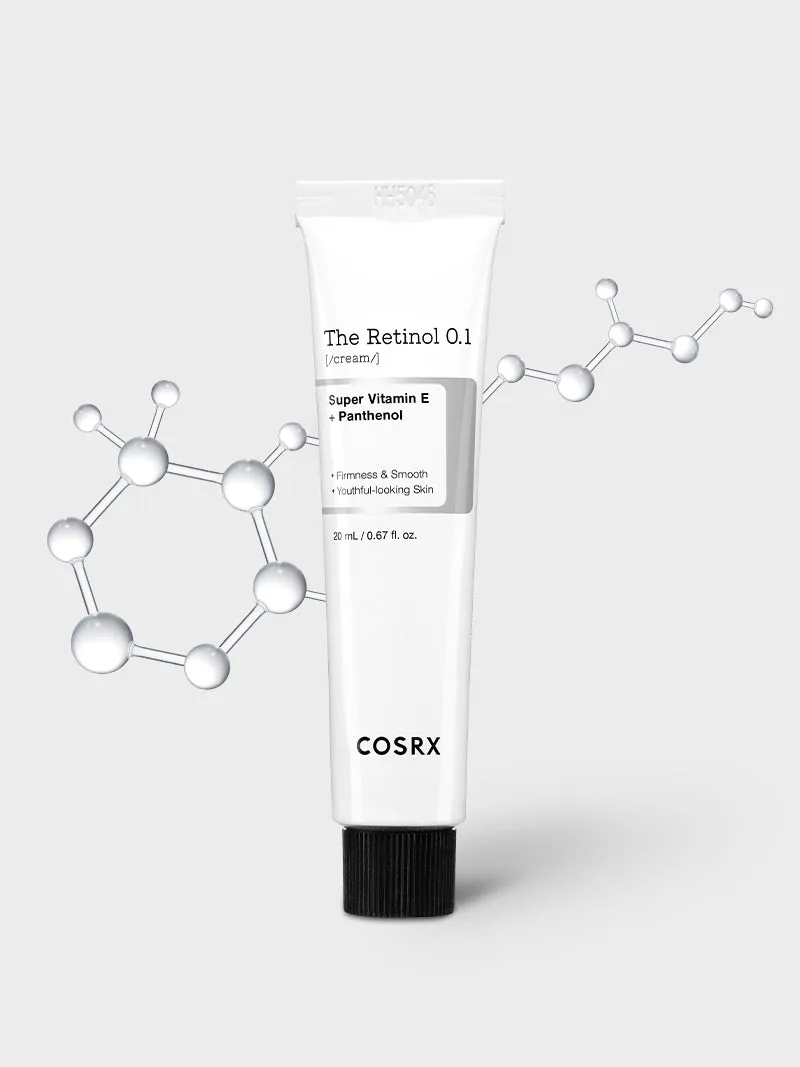 Boshlovchilar uchun 0,1% sof retinolli krem COSRX The Retinol 0.1 — 20 ml