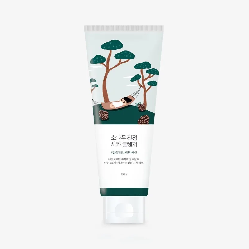 Sentella va salitsil kislotali tinchlantiruvchi ko'pik ROUND LAB Pine Cica — 150 ml