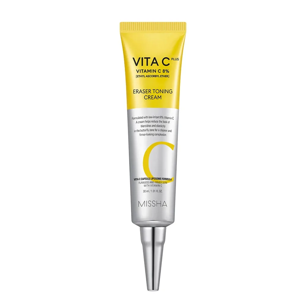 8% C vitaminli dog'larga qarshi krem MISSHA Vita C Plus Eraser Toning — 30 ml