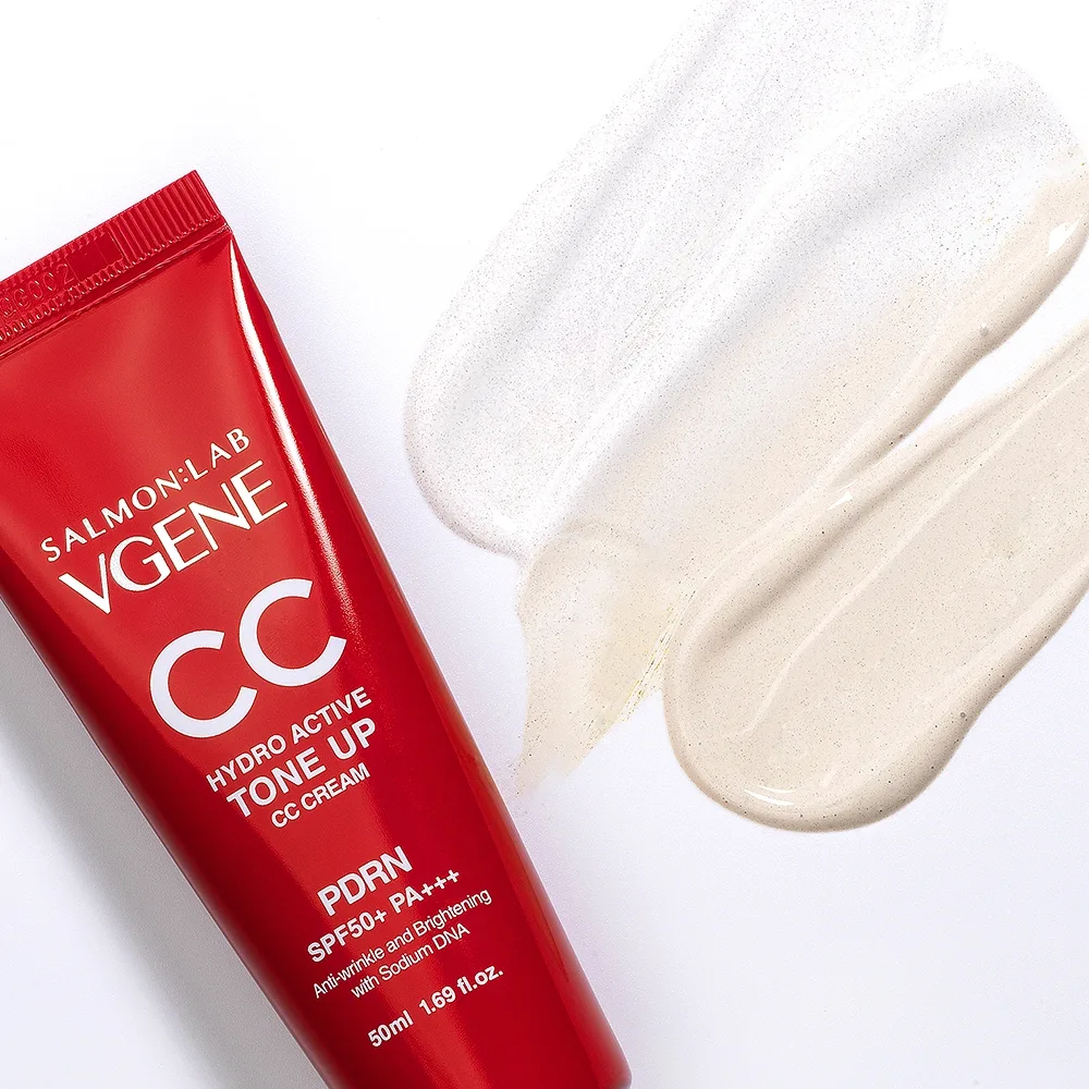 CC-крем с PDRN и защитой SPF 50+ PA+++ Salmon Lab VGENE Hydro Active Tone Up — 50 мл