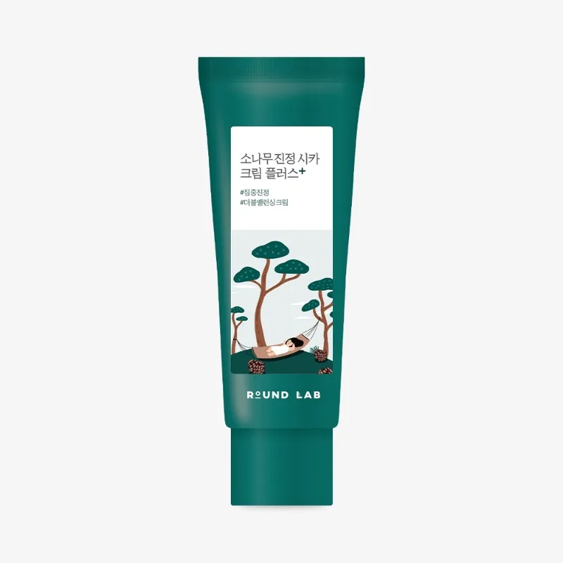 Niatsinamid va sentellali ikki fazali krem ROUND LAB Pine Cica Plus — 60 ml