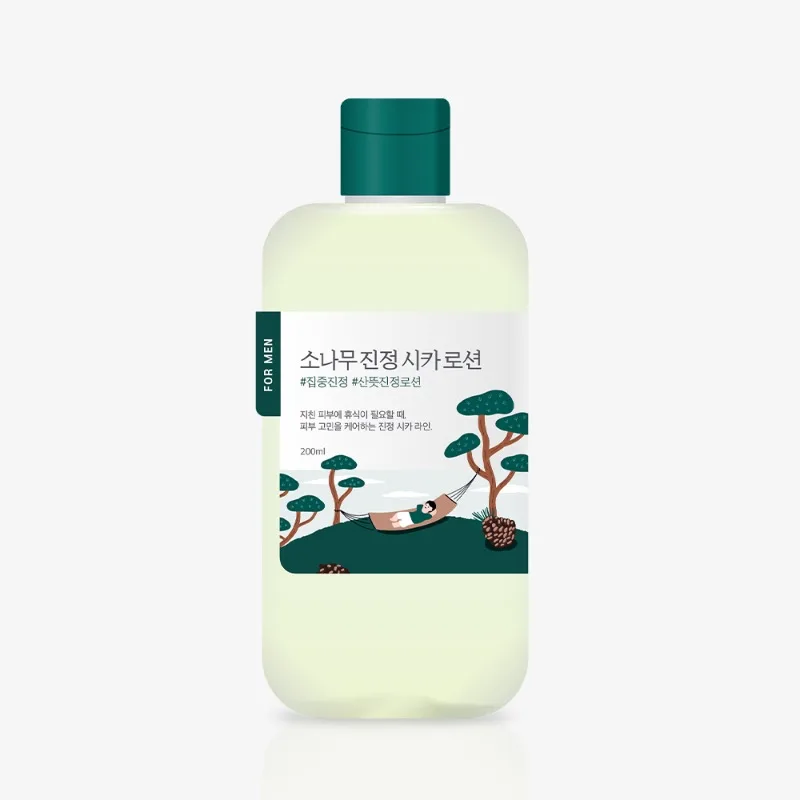 Erkaklar uchun sentellali tinchlantiruvchi loson ROUND LAB For Men Pine Cica — 200 ml