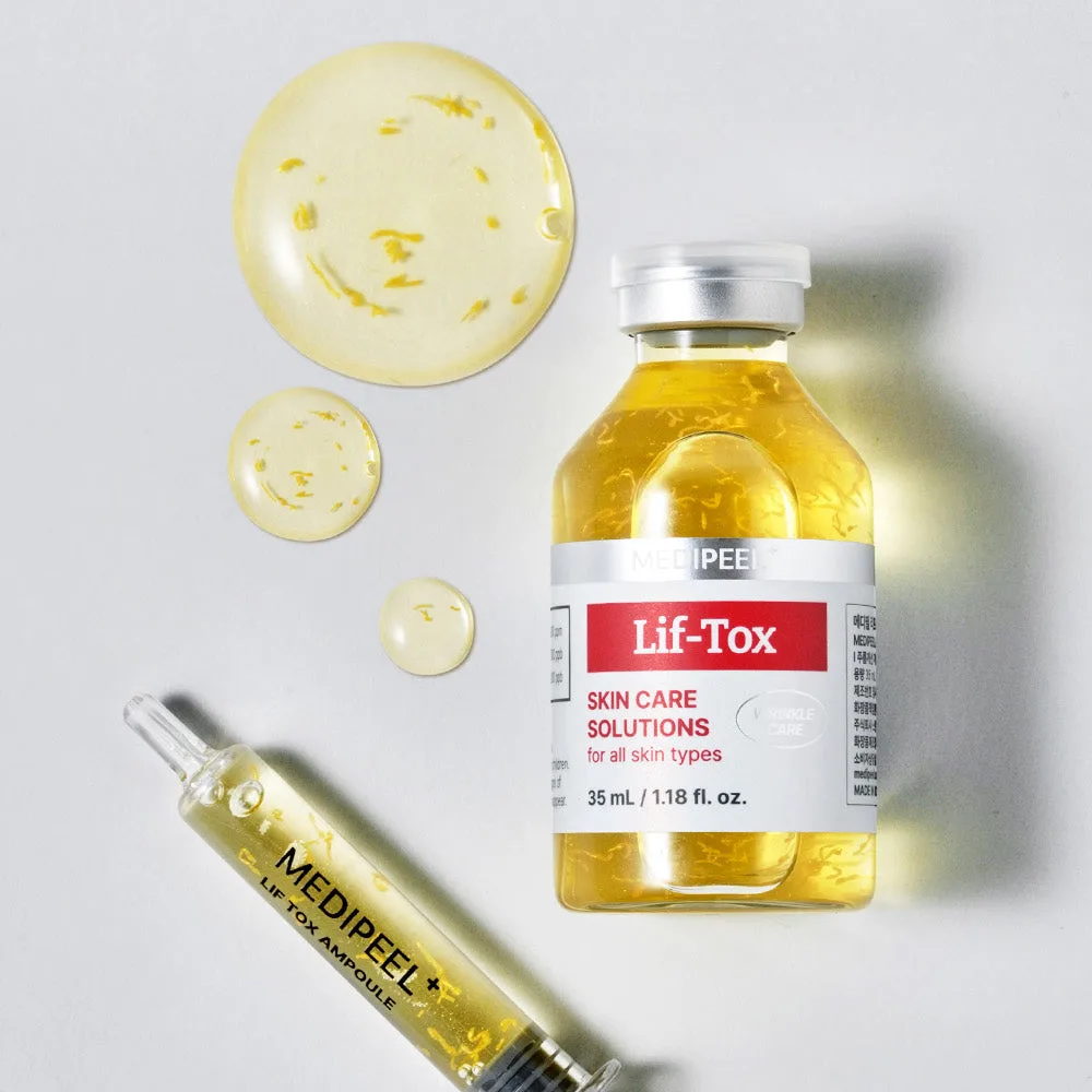Elastiklik uchun kollagen va elastinli ampula MEDIPEEL Lif-Tox — 35 ml