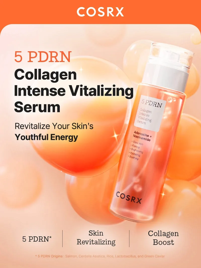 Taranglik uchun PDRN va kollagenli serum COSRX 5 PDRN Collagen — 100 ml