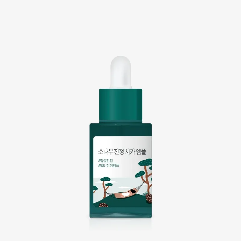Qarag'ay ignasi va sentellali tinchlantiruvchi ampula ROUND LAB Pine Cica — 30 ml