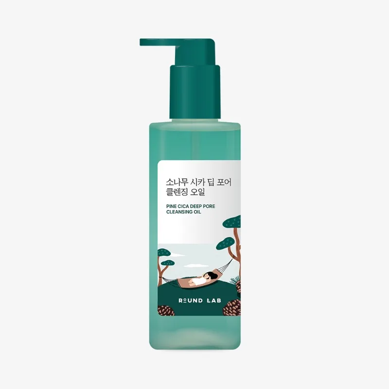Ko'mir va qarag'ay ignali gidrofil moy ROUND LAB Pine Cica Deep Pore — 200 ml