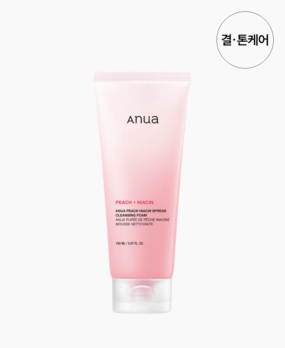Shaftoli va yumshoq skrabli yuvinish ko'pigi ANUA Peach Niacin — 150 ml