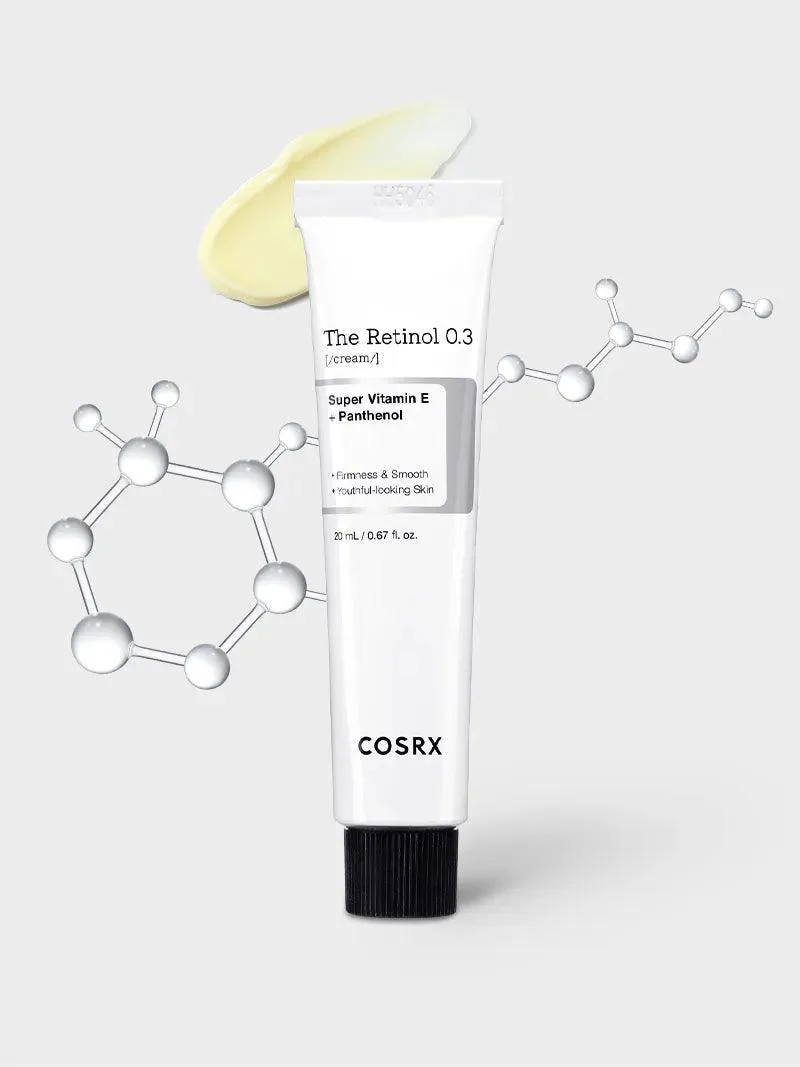 Ajinlarga qarshi 0,3% sof retinolli krem COSRX The Retinol 0.3 — 20 ml