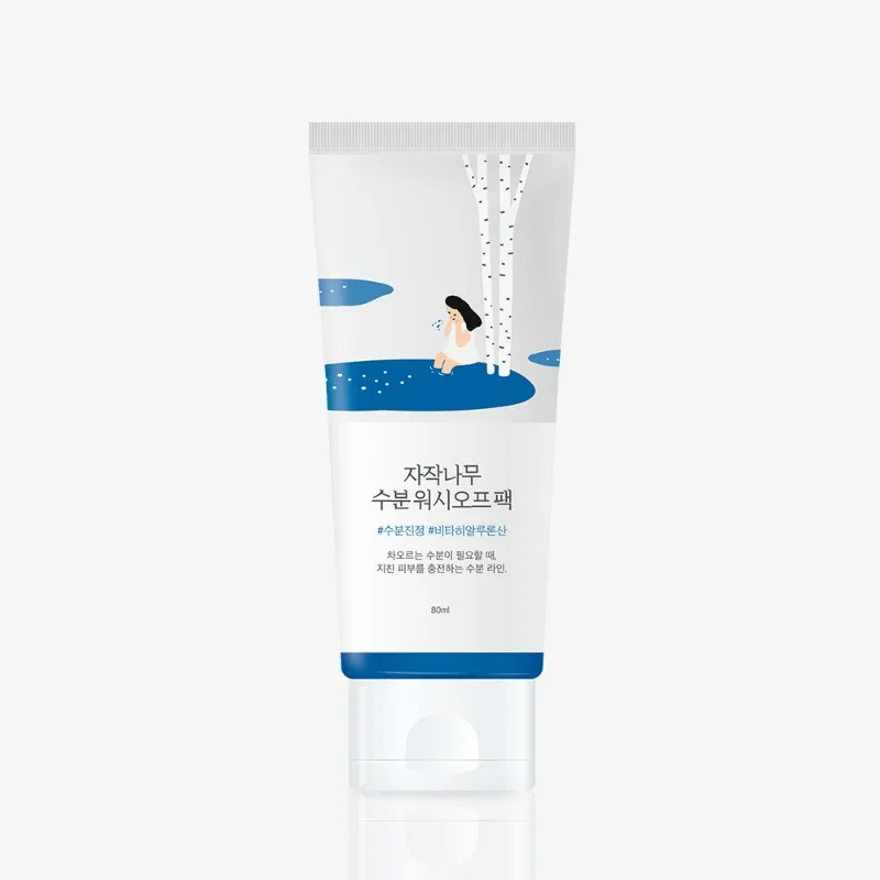52% qayin shirali yuviladigan niqob ROUND LAB Birch Juice — 80 ml